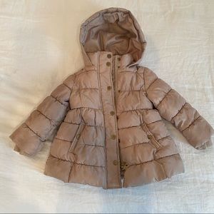 United Colors of Benetton Girls Padded Winter Coat Jacket XXS 2-3 years